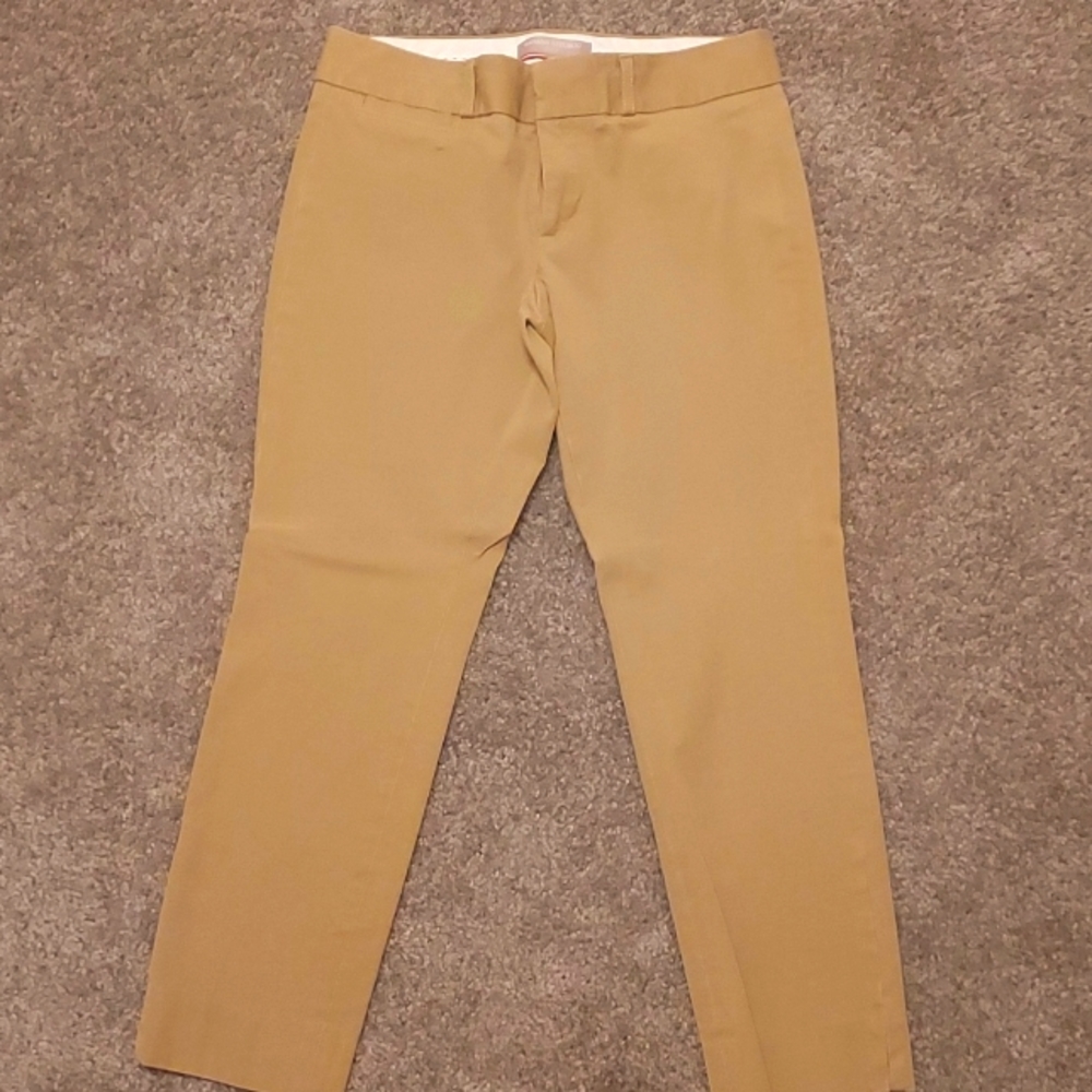 BANANA REPUBLIC Sloan Crop Stretchy Slack Capris